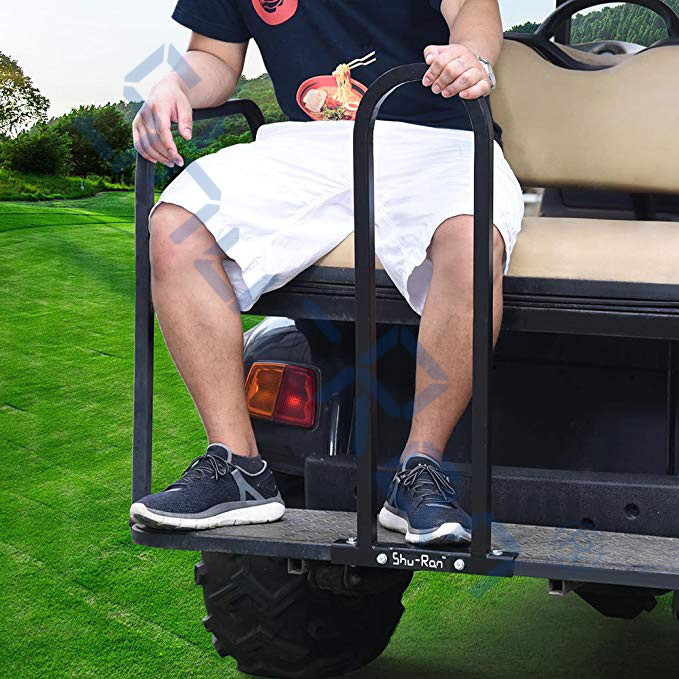 Evrensel U Şekli Golf Arabası Arka Koltuk Güvenlik Yaka Çubuğu Siyah Renk 30x11.8x1 Inç