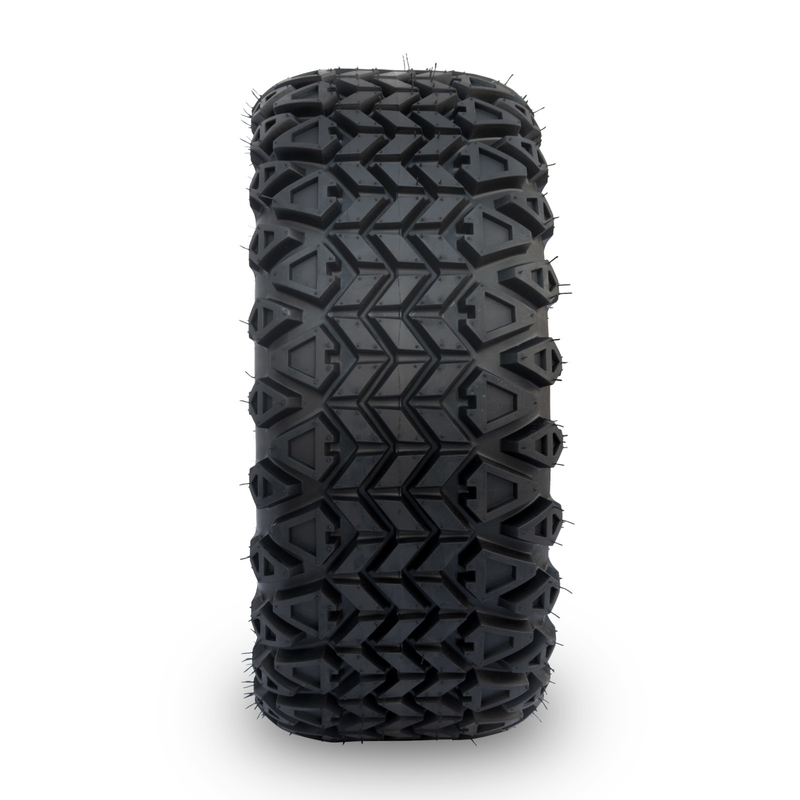Shu-Ran Golf Arabası Savaşçısı 23x10.5-14 Golf Arabası Tüm Arazi Lastikleri ve 14 Inç Chrome Çarkları