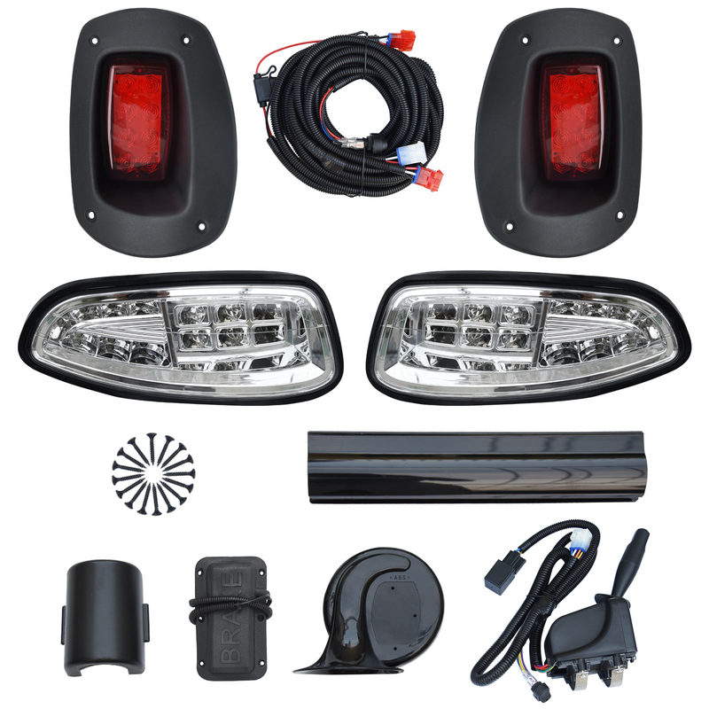 EZGO RXV LED Far ve LED Arka Far için Golf Arabası Led Deluxe Işık Kiti