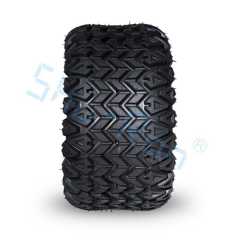 20*10-10 Her Tür Arazide Golf Arabası Lastikleri ve Jantları Alüminyum Alaşımlı 10 İnç 4 Katlı Tubeless