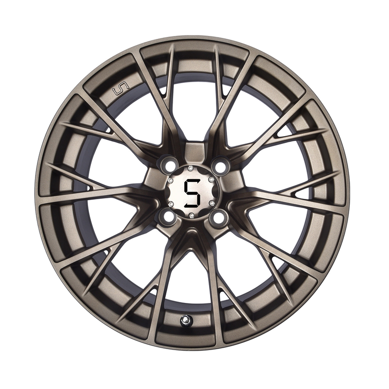 Gunmetal 14 İnç Golf Arabası Jantları ve Lastikleri 4/101.6 Cıvata Shuran New Starshine-419