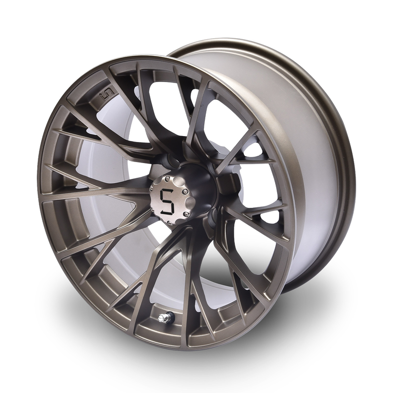 Gunmetal 14 İnç Golf Arabası Jantları ve Lastikleri 4/101.6 Cıvata Shuran New Starshine-419
