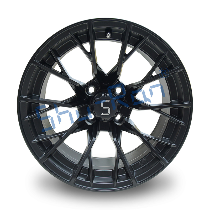 Shuran Yeni 14'lik Rim Mat Siyah Alüminyum Golf Arabası Tekerleği 14x7 Evrensel 4 Bolt Deseni