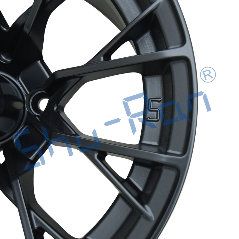 Shuran Yeni 14'lik Rim Mat Siyah Alüminyum Golf Arabası Tekerleği 14x7 Evrensel 4 Bolt Deseni