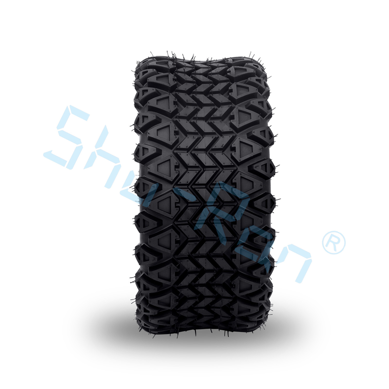 Shu Ran 14 inç golf arabası tekerlekleri ve lastikleri DOT lastikleri ile halkalar 101.6 PCD 4x4 Bolt örneği