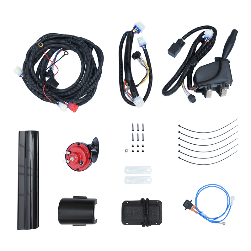 LED Işık Kiti 12V için Golf Arabası Evrensel Sinyal Kiti 9-Pin Fiş Kablo Demeti ile