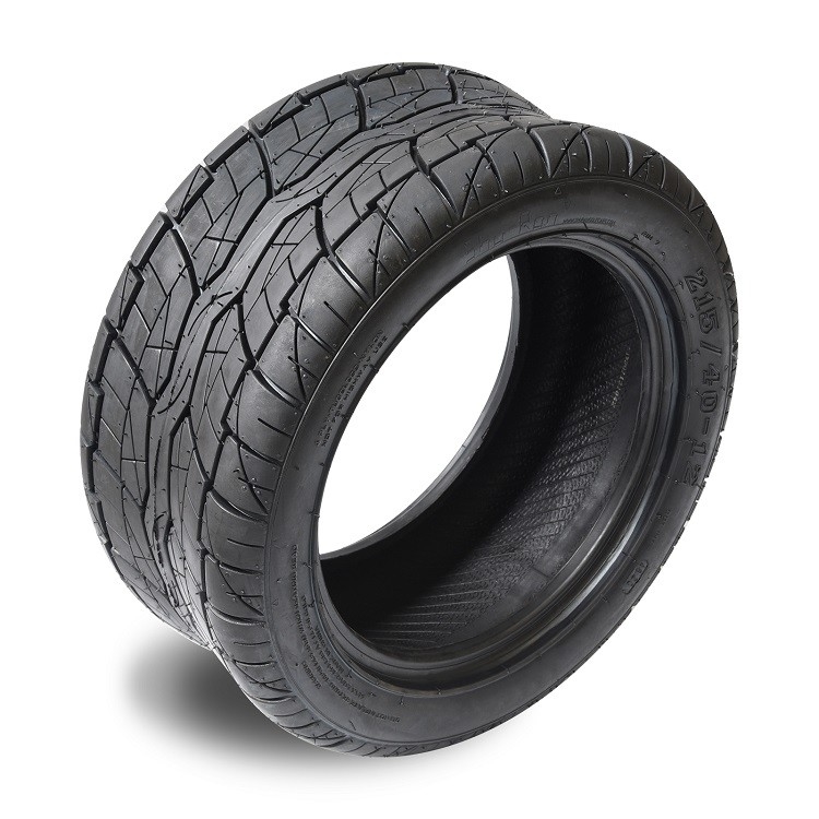 Golf Arabası 12 İnç Jantlarla Uyumlu 215/40-12 Sokak Tipi Tubeless Lastikler (Yükseltme Gerekmez)