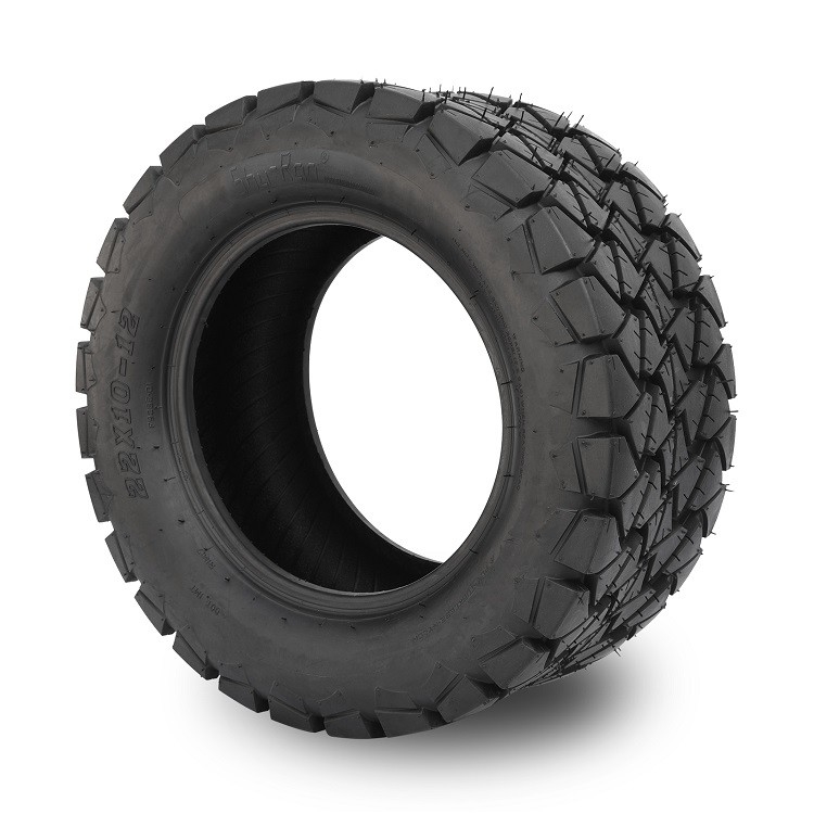 Golf arabası 22x10-12 Off-road lastikleri 12 inç tekerleklerle uyumlu tüm arazi lastikleri