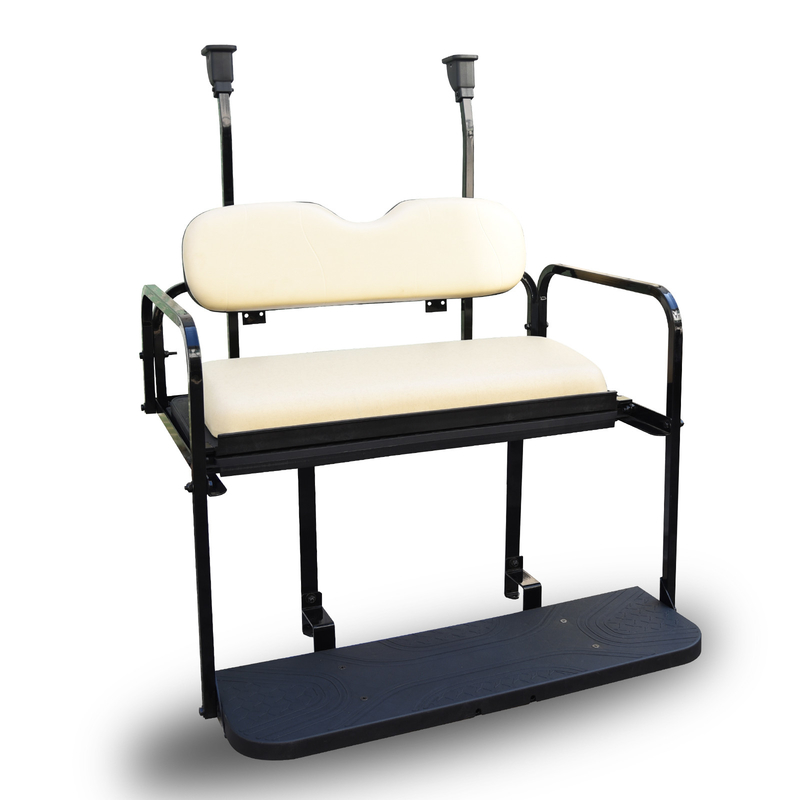 Golf Arabası 2N1 Arka Flip Back Seat Kit For Club Car Precedent - Beige