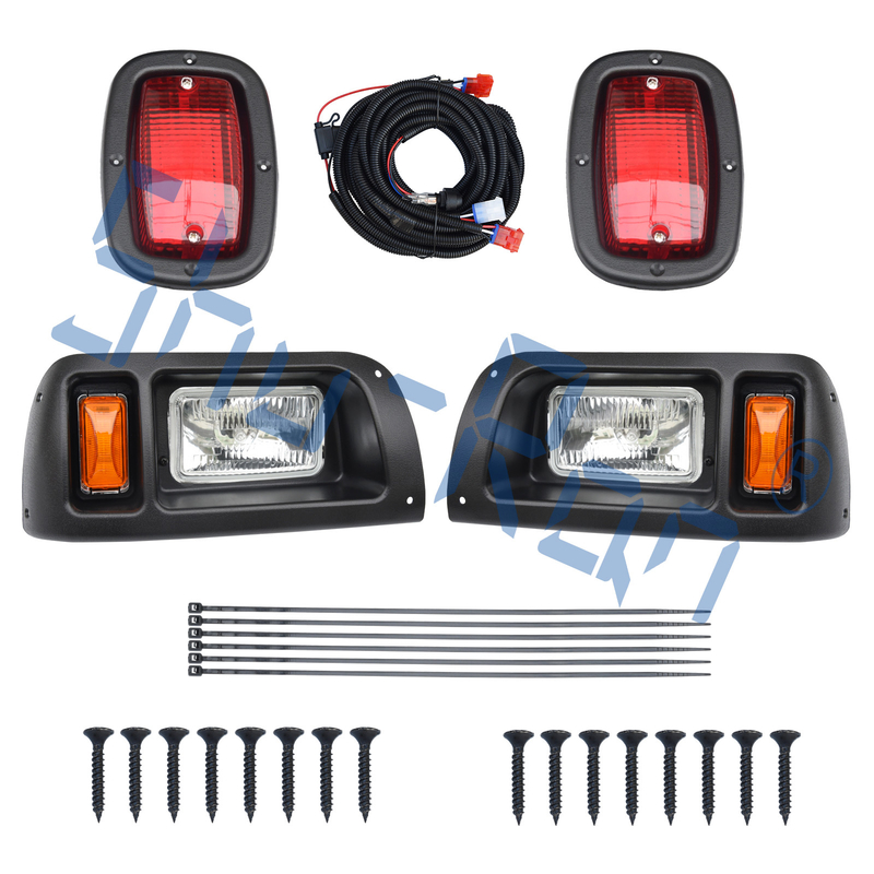 Golf arabası halogen far ve LED kırmızı arka ışık seti kulüp araba DS ile uyumludur