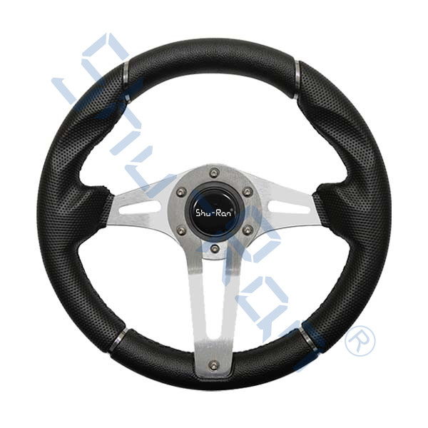 Golf Arabası Challenger Siyah Yakalama/Alüminyum Spokes Club Car, EZGO ve Yamaha için direksiyon