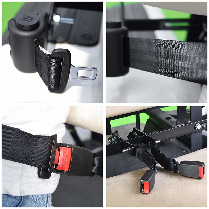 2 Evrensel Geri Çekilebilir Golf Arabası Koltuk Kemerleri Bracket Kit EZGO Yamaha Kulüp Arabası ile Uyumlu